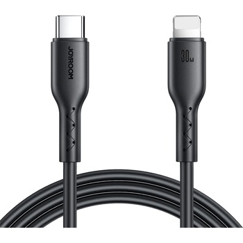 JOYROOM Кабел Joyroom Flash-Charge Series SA26-CL3, USB-C към Lightning, 30W, 1m, черен (SA26-CL3)