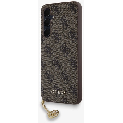 GUESS 4G заден капак с чар за Samsung Galaxy A35 5G Brown Guess | Lilav | ЖЕНИ | UNI