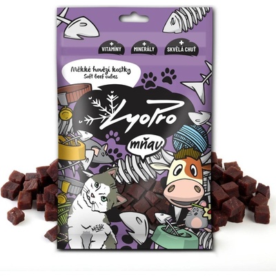 LyoPro Měkké hovězí kostky 70 g