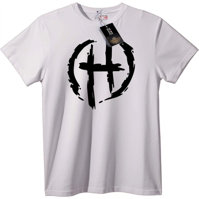 NOONEBRAND Тениска Кръстосан Символ - 3XL, White