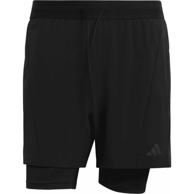 adidas D4T Workout 2in1 Shorts Black