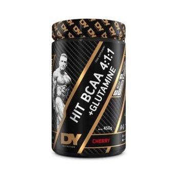 DY Nutrition Аминокиселини за Тренировка с висока интензивност BCAA 4: 1: 1 + Глутамин Nutrition, Череша, Dorian Yates, 450гр. , 5715