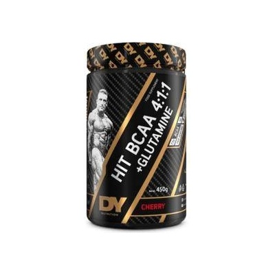 DY Nutrition Аминокиселини за Тренировка с висока интензивност BCAA 4: 1: 1 + Глутамин Nutrition, Череша, Dorian Yates, 450гр. , 5715