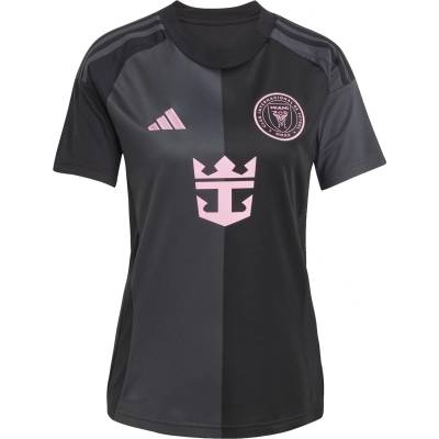 adidas Дамска футболна фланелка Adidas Inter Miami Away Messi Shirt 2025 2026 Womens - Black