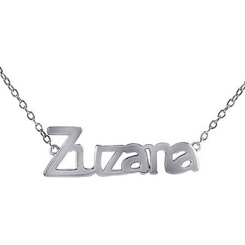 SILVEGO Strieborná retiazka s menom Zuzana JJJ2243N-Zuzana
