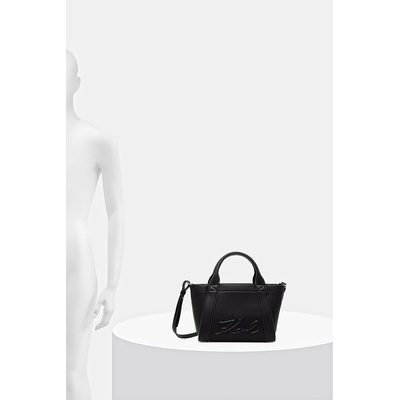 KARL LAGERFELD чанта crossbody дамска от имитация на велур K/VILLE (B1W30067)