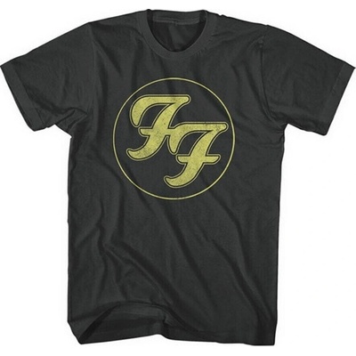 Foo Fighters Distressed FF Logo Black XL Риза (FOOTS25MB04)