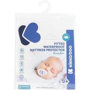 KikkaBoo Протектор за матрак с борд - бамбук 60/120/15 см (31105030010) - salemax