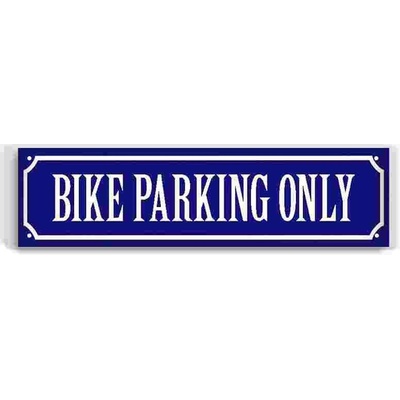 Ceduľa Bike Parking Only