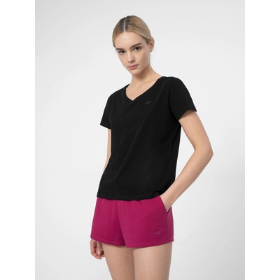 4F 4FSS23TTSHF582 Dámske tričko DEEP BLACK
