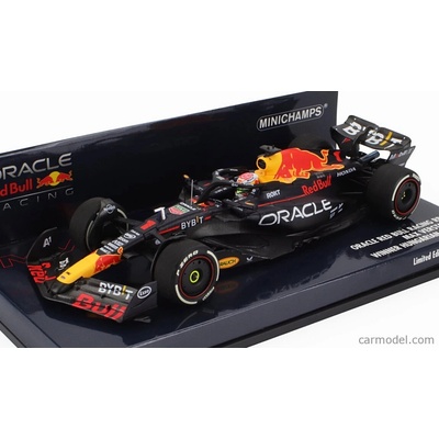 Minichamps Red bull F1 Rb19 Team Oracle Red Bull Racing N 1 World Champion Winner Hungarian Gp 2023 Max Verstappen Matt modrá 1:43