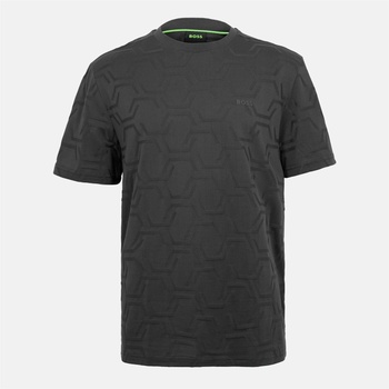 Boss Тениска Boss Men's HexaQuilt Regular Fit T-Shirt - Dark Blue