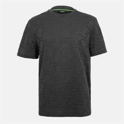 Boss Тениска Boss Men's HexaQuilt Regular Fit T-Shirt - Dark Blue