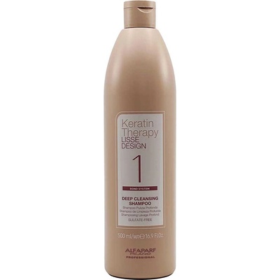 ALFAPARF Milano Lisse Design Keratin Therapy Deep Cleansing Shampoo 500 ml
