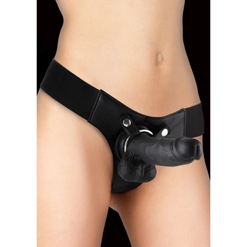 Image 1 of Ouch! Realistic 8 Inch Strap-On Black