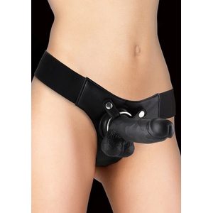 Ouch! Realistic 8 Inch Strap-On Black