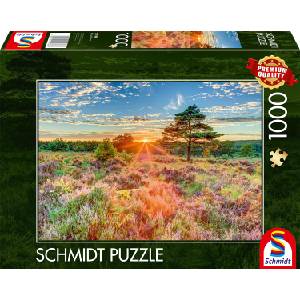 Schmidt Spiele Пъзел Schmidt от 1000 части - Последните лъчи на залеза (59768)