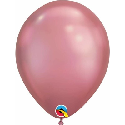 Qualatex Balónek CHROME 18 cm růžový