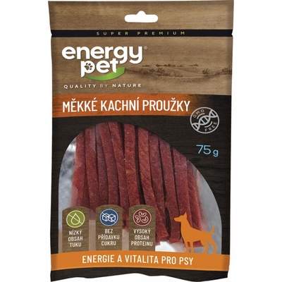 Energy Pet měkké proužky kachní 75 g