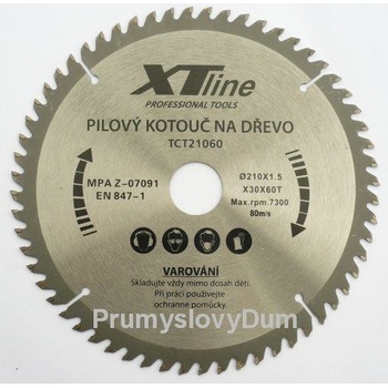 XTline TCT40060 Pílový kotúč 400x30 mm 60zubov s SK plátkami