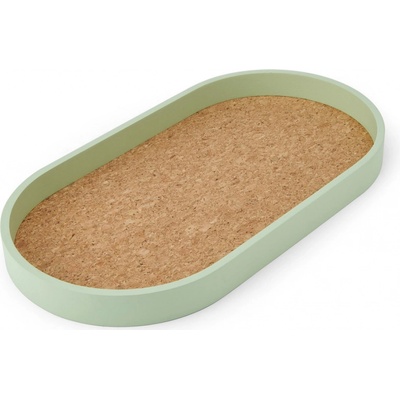 KitchenCraft Servírovací tác Idilica s korkovým povrchem oválný 38x20 cm IDTRAY