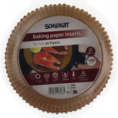ScanPart papier na pečenie priemer 16cm 100ks SCA2910070002