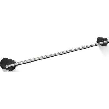 DECOR WALTHER Закачалка на релса за кърпи Stone 60 см матово стоманеночерно (0975265)