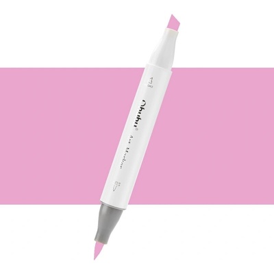Lihová fixa OHUHU oboustranná Brush & Chisel, Lavender Pink (RV050)