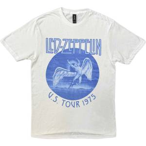 Led Zeppelin Tour '75 Blue Wash White XL Риза (LZTS32MW04)