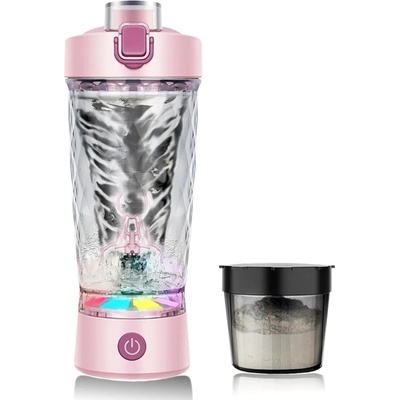 Flintronic V2 Přenosný elektrický shaker na protein 650 ml růžový