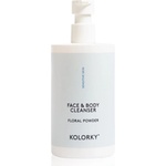 Kolorky Face & Body Cleanser нежен измиващ гел за лице и тяло Floral Powder 390ml