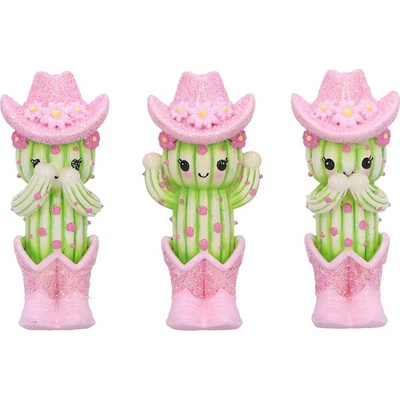 Nemesis Now Комплект статуетки Nemesis Now Adult: Humor - Three Wise Cacti, 9.5 cm (B7370A26)