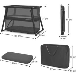 KinderKraft SOFI PLUS бебешка кошара сива KLSOFIPLGRY (KLSOFIPLGRY0000) - xmall