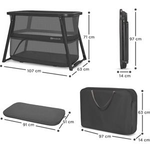 KinderKraft SOFI PLUS бебешка кошара сива KLSOFIPLGRY (KLSOFIPLGRY0000)