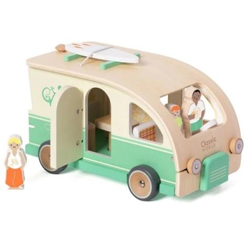 Teddies Каравана вложка, дървена, 26x16x15см