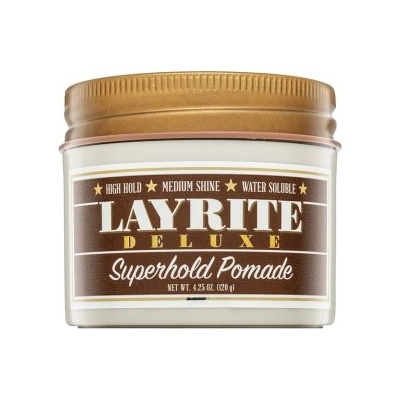 Layrite Superhold Pomade помада за коса за екстра силна фиксация 120 g