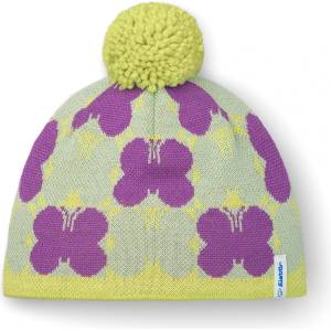 Eisbär Детска зимна шапка (beanie) Eisbär Kid's Butterfly Pompon Mütze Beanie - Winter Lemon / Arctic Basil / Frozen Twilight - размер 53 cm (904-6933-0211)