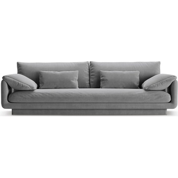 Micadoni Светлосив кадифен диван 250 cm Torino - Micadoni (MIC_4S_184_F1_TORINO4)