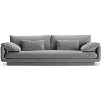 Micadoni Светлосив кадифен диван 250 cm Torino - Micadoni (MIC_4S_184_F1_TORINO4)