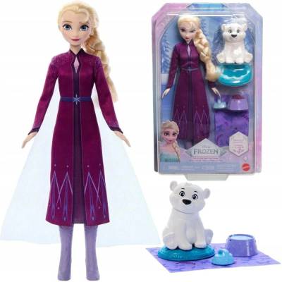 Mattel Ledové království Elsa s ledním medvědem