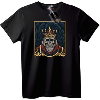 NOONEBRAND Тениска King Skull Regal - 4XL, Black