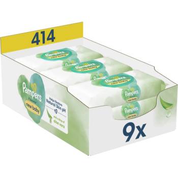 Pampers Harmonie New Baby мокри почистващи кърпички за деца 414 бр