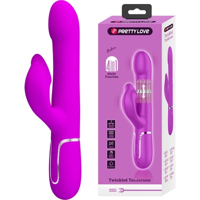 Pretty Love Falin Twinkled Tenderness 4in1 Rabbit Vibrator Pink