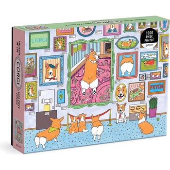 Galison - Puzzle The Museum of the Corgi - 1 000 piese