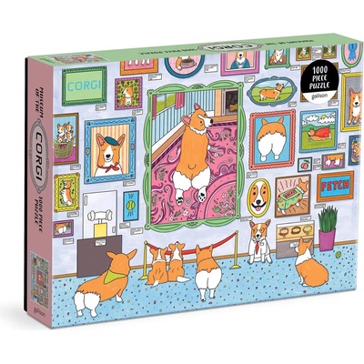 Galison - Puzzle The Museum of the Corgi - 1 000 piese