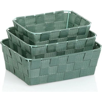 Kela Alvaro plast zelená 3 ks KL-24518