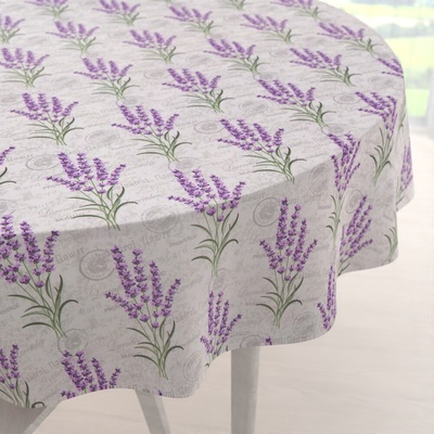 Biante okrúhly obrus PML-033 Provence levandule Ø 130cm