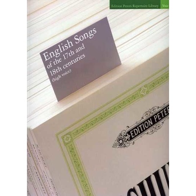 English Songs of the 17th and 18th Centuries mittlere bis tiefe Stimme Mittlere Singstimme Tiefe Singstimme