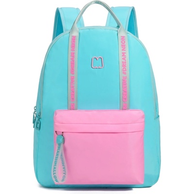 Marshmallow Ученическа раница Marshmallow - Neon, Cyan (DKT64456)
