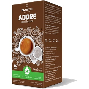 Bianchi Кафе дози Bianchi Adore Grand Espresso E. S. E. , 16 бр. , 80% Арабика и 20% Робуста